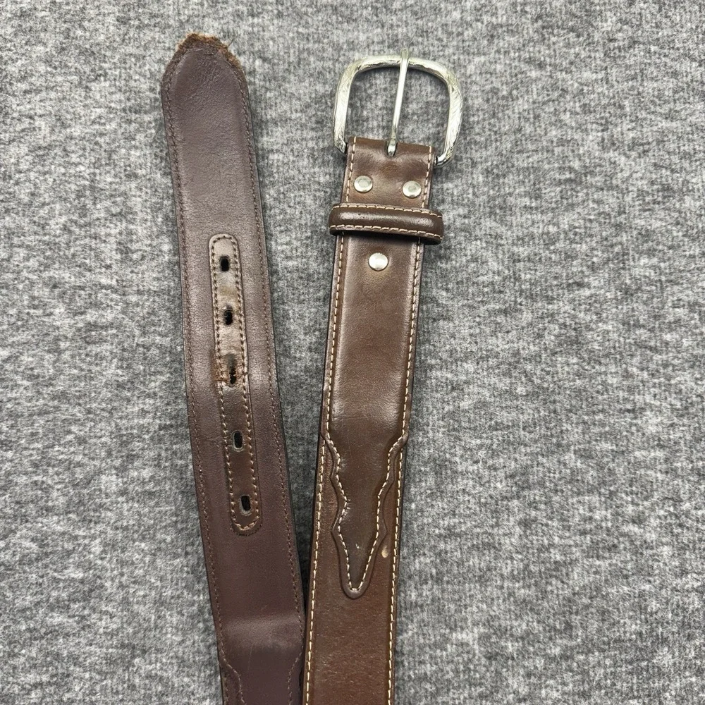 Nocona Brown Belt Southwest‎ Western Cowboy N2483602 Size 34 *READ*